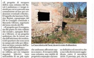 CASA COLONICA: ORA UNA COMMISSIONE PER CONTROLLARE IL CRONOPROGRAMMA