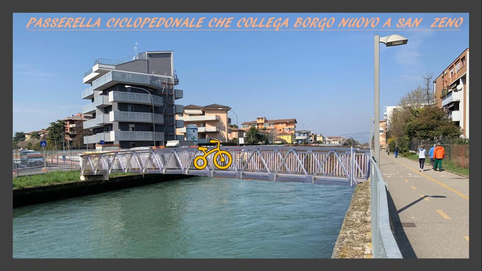 Collegare Borgo Nuovo a San Zeno? Ora si può. Presentato emendamento in bilancio per realizzare passerella ciclopedonale sul Camuzzoni
